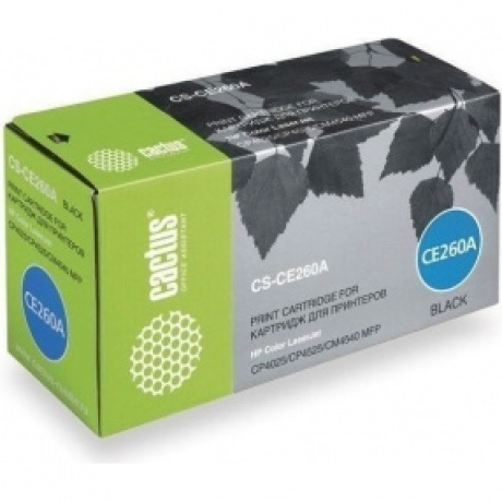 Картридж лазерный Cactus CS-CE260A черный (8500стр.) для HP LJ CP4025/CP4525/CM4540
Картридж лазерный Cactus CS-CE260A черный (8500стр.) для HP LJ CP4025/CP4525/CM4540