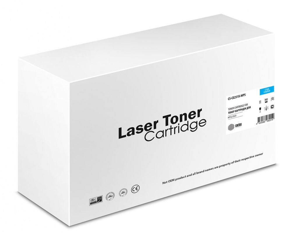 Картридж лазерный Cactus CS-CE251X-MPS голубой (11000стр.) для HP CLJ CP3525/CM3530
Картридж лазерный Cactus CS-CE251X-MPS голубой (11000стр.) для HP CLJ CP3525/CM3530