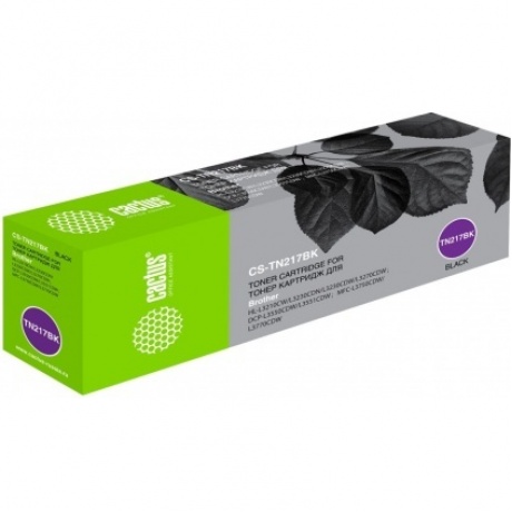 Картридж лазерный Cactus CS-TN217BK черный (3000стр.) для Brother HL3230/DCP3550/MFC3770
Картридж лазерный Cactus CS-TN217BK черный (3000стр.) для Brother HL3230/DCP3550/MFC3770