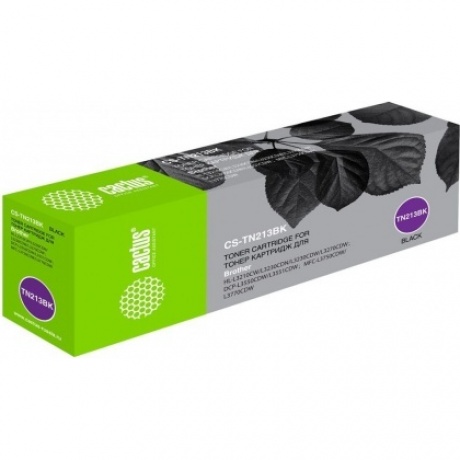 Картридж лазерный Cactus CS-TN213BK черный (1400стр.) для Brother HL 3230/DCP3550/MFC3770
Картридж лазерный Cactus CS-TN213BK черный (1400стр.) для Brother HL 3230/DCP3550/MFC3770