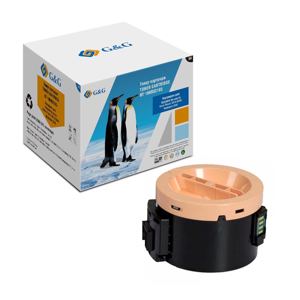 Картридж лазерный G&G NT-106R02183 черный (2300стр.) для Xerox Phaser 3010/3040;Workentre 3045
Картридж лазерный G&G NT-106R02183 черный (2300стр.) для Xerox Phaser 3010/3040;Workentre 3045