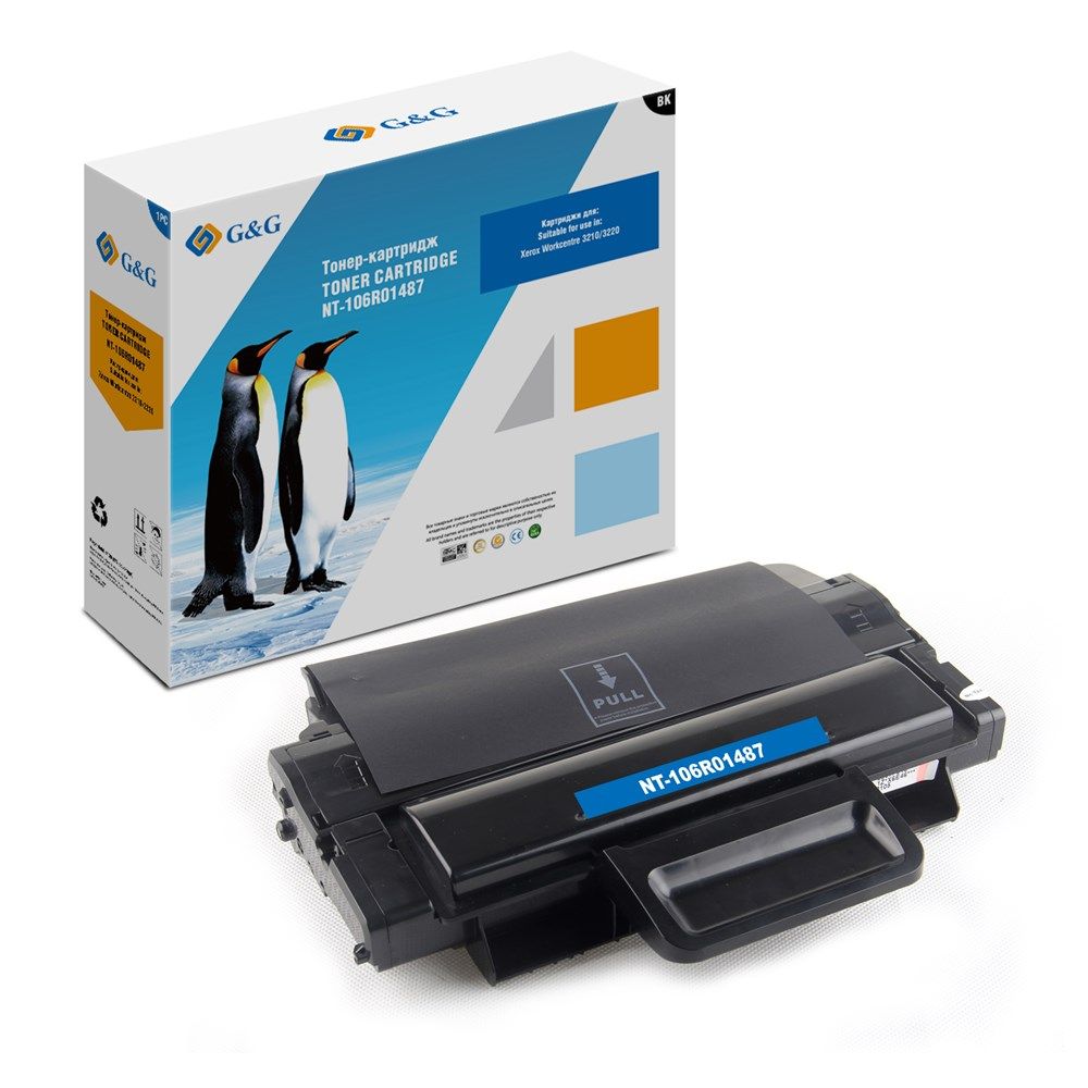 Картридж лазерный G&G NT-106R01487 черный (4100стр.) для Xerox WorkCentre 3210/ 3220
Картридж лазерный G&G NT-106R01487 черный (4100стр.) для Xerox WorkCentre 3210/ 3220