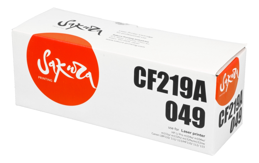 Фотобарабан SAKURA CF219A/049 для HP и Canon, 12 000 к.
Фотобарабан SAKURA CF219A/049 для HP и Canon, 12 000 к.