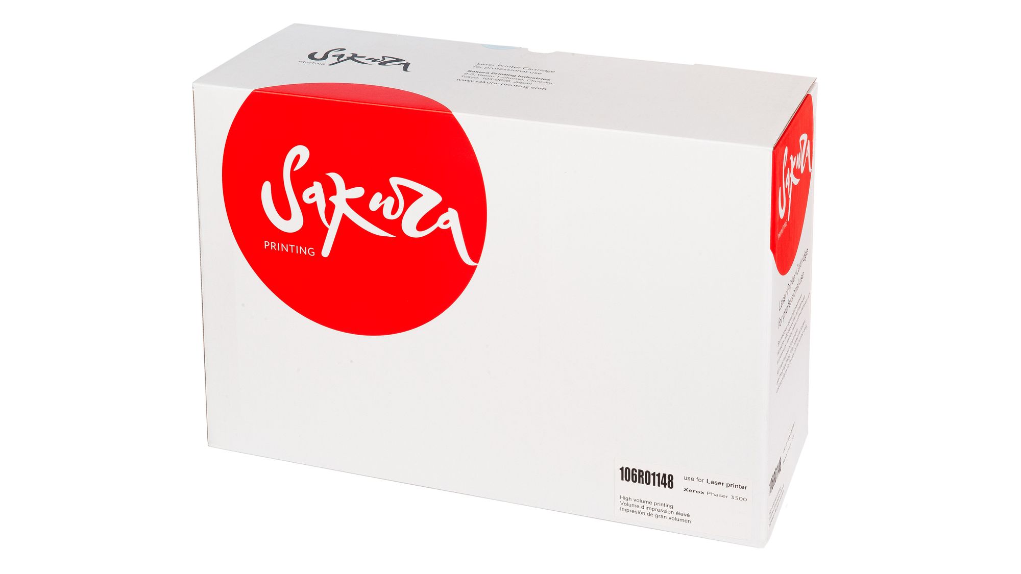 Картридж SAKURA 106R01148 для Xerox Phaser 3500 черный, 6000 к.
Картридж SAKURA 106R01148 для Xerox Phaser 3500 черный, 6000 к.