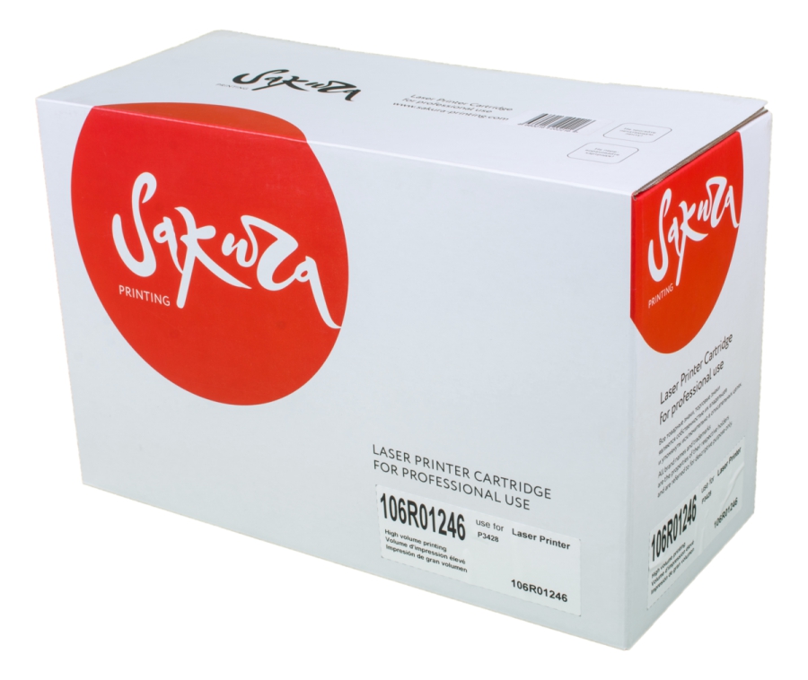 Картридж SAKURA 106R01246 для Xerox P3428,черный, 8000 к.
Картридж SAKURA 106R01246 для Xerox P3428,черный, 8000 к.