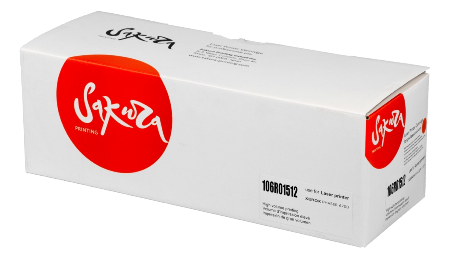 Картридж SAKURA 106R01512 для Xerox Phaser 6700, пурпурный, 5 000 к.
Картридж SAKURA 106R01512 для Xerox Phaser 6700, пурпурный, 5 000 к.