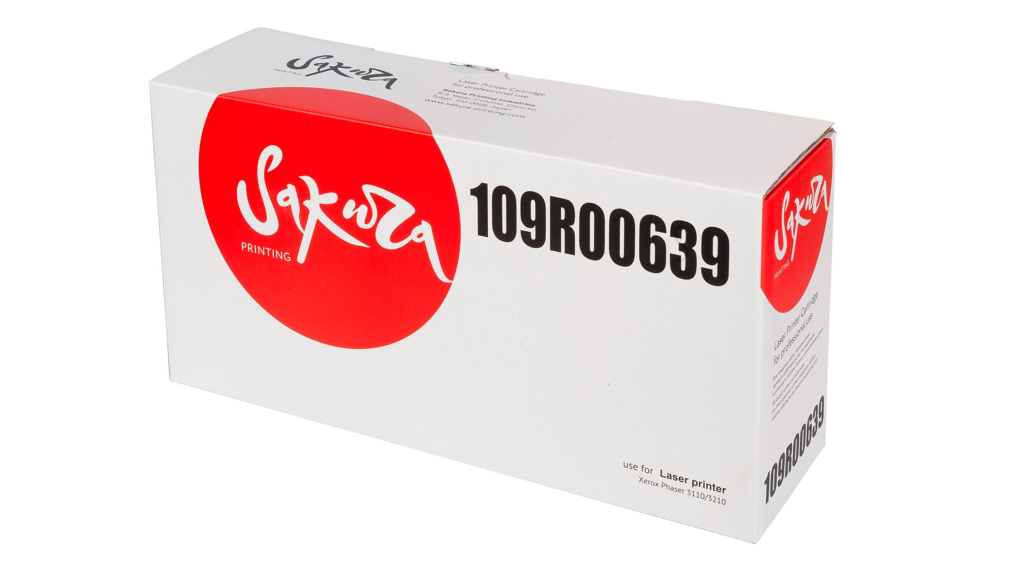 Картридж SAKURA 109R00639 для Xerox Phaser 3110/3210, черный, 3 000к.
Картридж SAKURA 109R00639 для Xerox Phaser 3110/3210, черный, 3 000к.