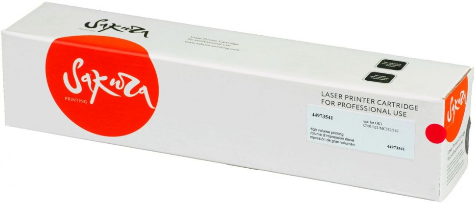 Картридж SAKURA 44973541 для OKI C301/321/MC332/342, желтый, 1500 к.
Картридж SAKURA 44973541 для OKI C301/321/MC332/342, желтый, 1500 к.
