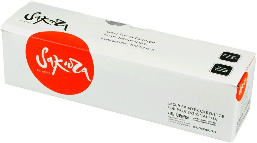 Картридж SAKURA 45807106/45807120 для OKI B412dn/B432dn/B512dn/MB472dnw/MB492dn/MB562dnw, черный, 7 000 к.
Картридж SAKURA 45807106/45807120 для OKI B412dn/B432dn/B512dn/MB472dnw/MB492dn/MB562dnw, черный, 7 000 к.