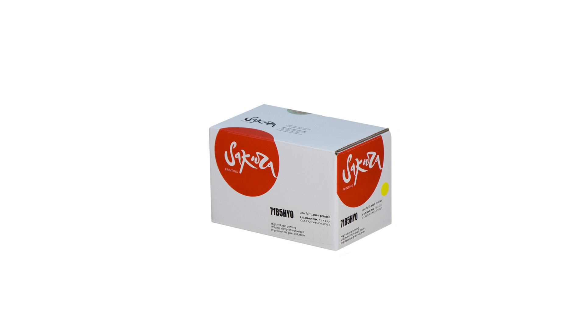 Картридж SAKURA 71B5HY0 для Lexmark CS417dn/ CS517de/ CX417de/ CX517de, желтый, 3500 к.
Картридж SAKURA 71B5HY0 для Lexmark CS417dn/ CS517de/ CX417de/ CX517de, желтый, 3500 к.