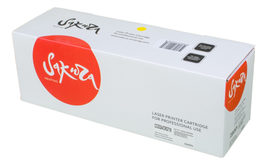 Картридж SAKURA CC532A/CRG718Y для HPColor LaserJet CM2320fxiMFP/CM2320nMFP/ CM2320nfMFP/CP2025/CP2025n/CP2025dn/CP2025x, CANON LBP 7200/7200cn/iC MF8330/8350Cdn, желтый, 2800 к
Картридж SAKURA CC532A/CRG718Y для HPColor LaserJet CM2320fxiMFP/CM2320nMFP/ CM2320nfMFP/CP2025/CP2025n/CP2025dn/CP2025x, CANON LBP 7200/7200cn/iC MF8330/8350Cdn, желтый, 2800 к