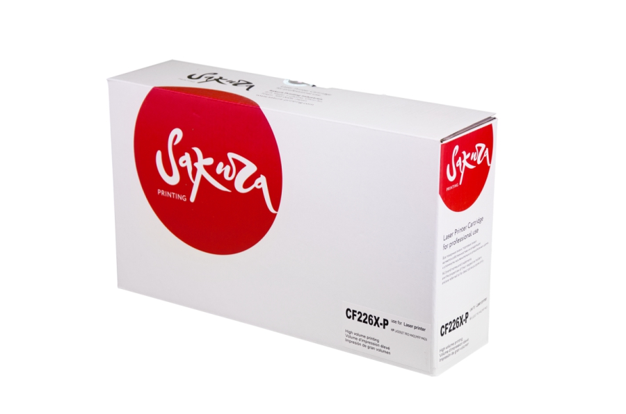 Картридж SAKURA CF226X-P для HP LaserJet Pro m402d/402dn/M402n/402dw/MFP M426DW/426fdn/426fdw, черный, 9000 к.
Картридж SAKURA CF226X-P для HP LaserJet Pro m402d/402dn/M402n/402dw/MFP M426DW/426fdn/426fdw, черный, 9000 к.