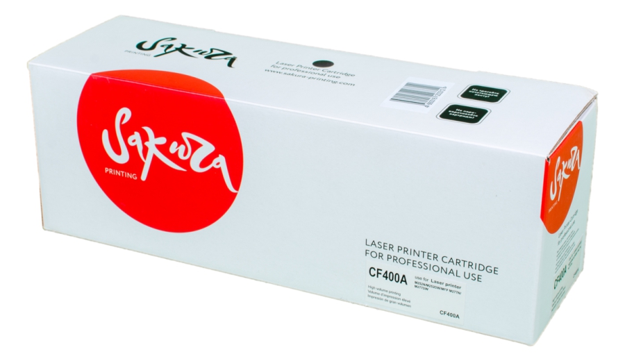 Картридж SAKURA CF400A для HP Color LaserJet Pro M252n/M252dn/MFP277dw/277n , черный, 1500 к.
Картридж SAKURA CF400A для HP Color LaserJet Pro M252n/M252dn/MFP277dw/277n , черный, 1500 к.