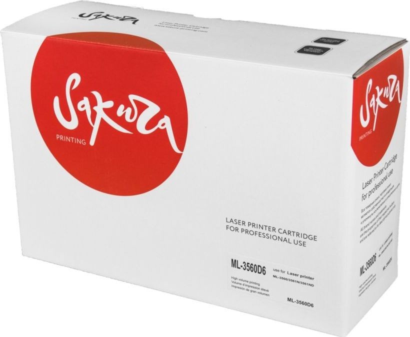 Картридж SAKURA ML3560D6 для Samsung ML-3560, ML-3561N, ML-3561ND, черный, 6 000 к.
Картридж SAKURA ML3560D6 для Samsung ML-3560, ML-3561N, ML-3561ND, черный, 6 000 к.
