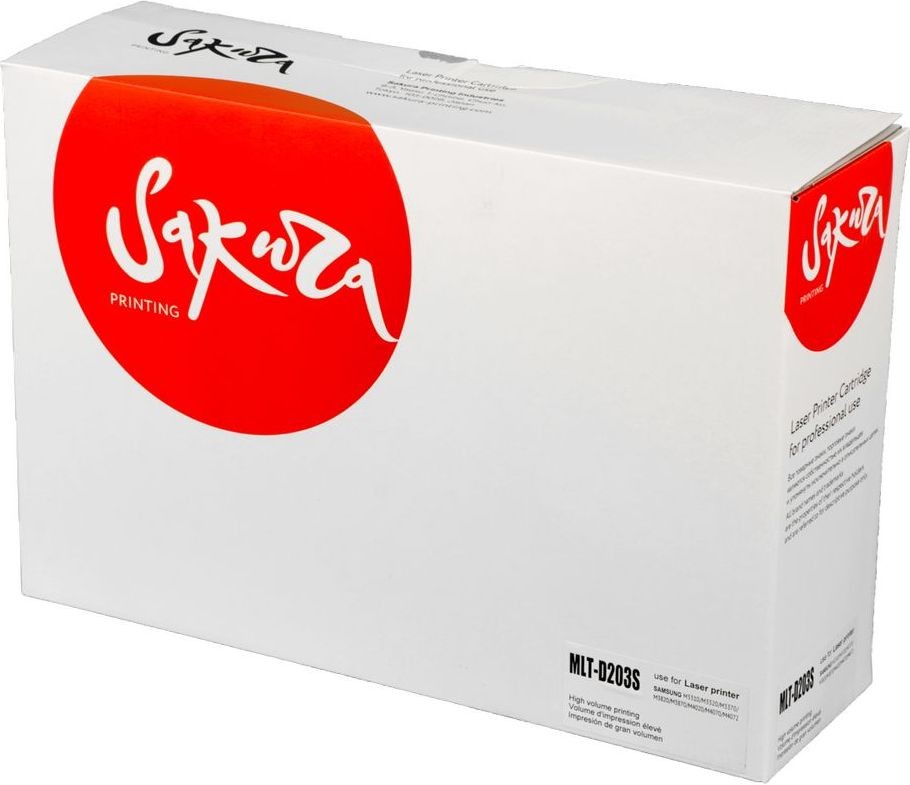 Картридж SAKURA MLTD203S для Samsung ProXpress M3310/ M3320/ M3370/ M3820/ M3870/ M4020/ M4070/ M4072 Series, черный, 3 000 к. (для аппаратов,выпущенных до 01.12.2017)
Картридж SAKURA MLTD203S для Samsung ProXpress M3310/ M3320/ M3370/ M3820/ M3870/ M4020/ M4070/ M4072 Series, черный, 3 000 к. (для аппаратов,выпущенных до 01.12.2017)