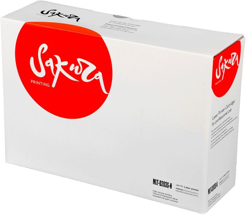 Картридж SAKURA MLTD203S-N для Samsung ProXpress SL-M3320/ M3370/ M3820/ M3870/ M4020/ M4070, черный, 3 000 к. (обновленный чип для аппаратов, выпущенных после 01.12.2017)
Картридж SAKURA MLTD203S-N для Samsung ProXpress SL-M3320/ M3370/ M3820/ M3870/ M4020/ M4070, черный, 3 000 к. (обновленный чип для аппаратов, выпущенных после 01.12.2017)