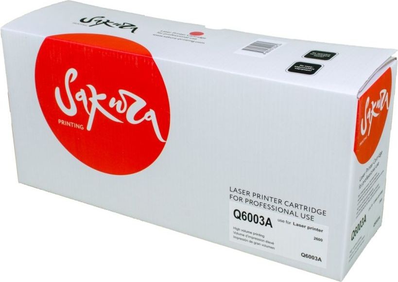 Картридж SAKURA Q6003A для LaserJet 1600/2600n/2605/2605dn/2605dtn/CM1015MFP/CM1017MFP, пурпурный, 2000 к.
Картридж SAKURA Q6003A для LaserJet 1600/2600n/2605/2605dn/2605dtn/CM1015MFP/CM1017MFP, пурпурный, 2000 к.