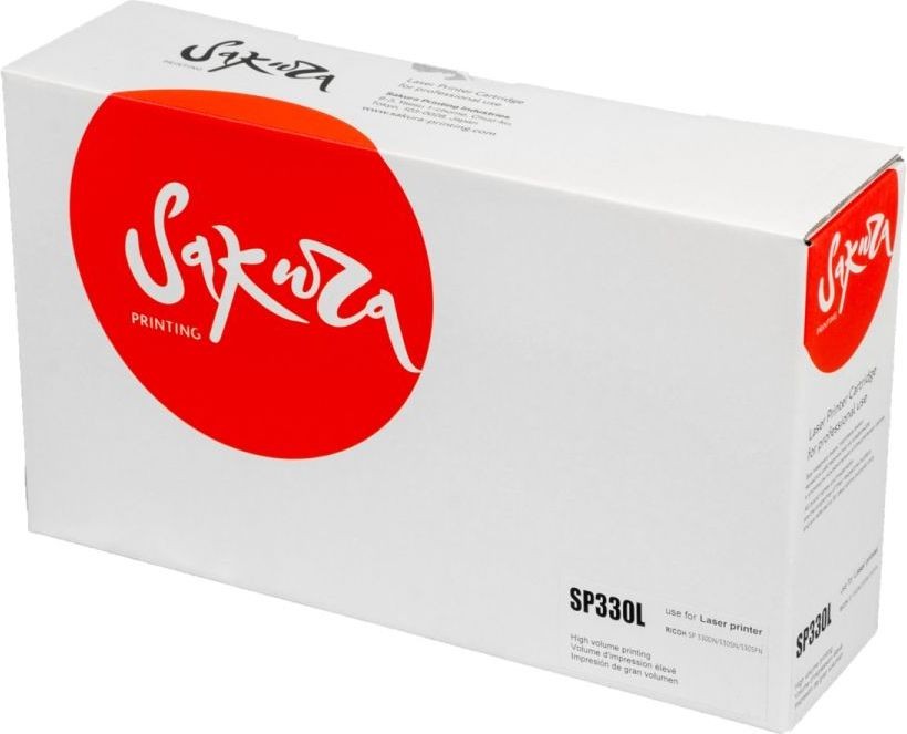 Картридж SAKURA SP330L для Ricoh, черный, 3500 к.
Картридж SAKURA SP330L для Ricoh, черный, 3500 к.
