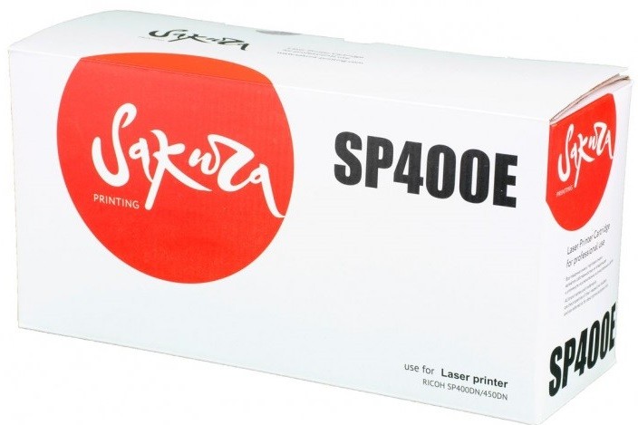 Картридж SAKURA SP400E для Ricoh SP400DN/ SP450DN, черный, 5 000 к.
Картридж SAKURA SP400E для Ricoh SP400DN/ SP450DN, черный, 5 000 к.