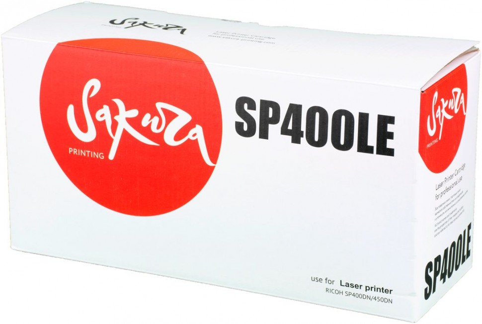 Картридж SAKURA SP400LE для Ricoh SP400DN/ SP450DN, черный, 2 500 к.
Картридж SAKURA SP400LE для Ricoh SP400DN/ SP450DN, черный, 2 500 к.