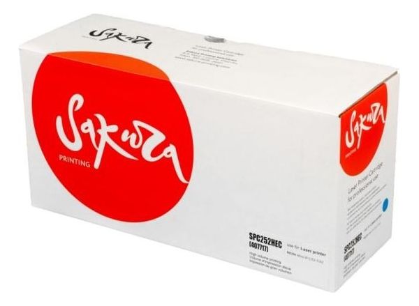 Картридж SAKURA SPC252HEC (407717) для Ricoh, голубой, 6000 к.
Картридж SAKURA SPC252HEC (407717) для Ricoh, голубой, 6000 к.
