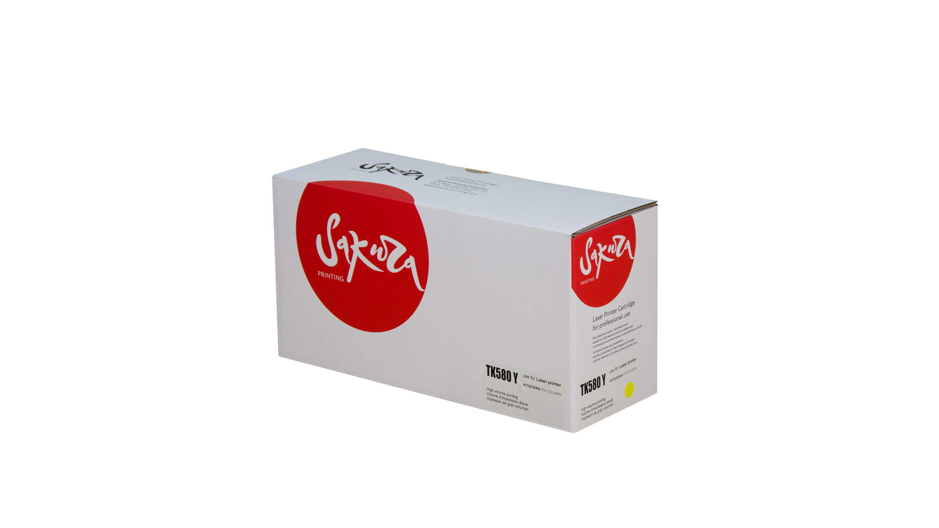 Картридж SAKURA TK580Y для Kyocera Mita FS-5150DN/5250DN, желтый, 2800 к.
Картридж SAKURA TK580Y для Kyocera Mita FS-5150DN/5250DN, желтый, 2800 к.