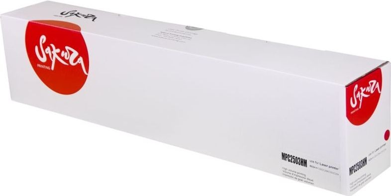 Тонер-туба SAKURA MPC2503HM (841927) для Ricoh Aficio MP C2003/ C2503/C2011, пурпурный, 9500 к.
Тонер-туба SAKURA MPC2503HM (841927) для Ricoh Aficio MP C2003/ C2503/C2011, пурпурный, 9500 к.