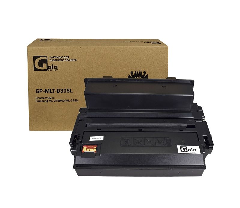 Картридж MLT-D305L 15000 копий GalaPrint, Черный
Картридж MLT-D305L 15000 копий GalaPrint, Черный