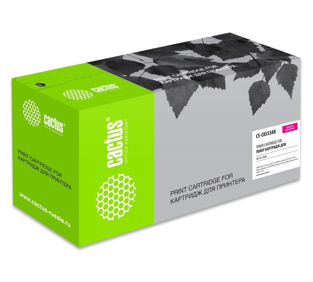 Картридж лазерный Cactus CS-C8553AR пурпурный (25000стр.) для HP CLJ 9500
Картридж лазерный Cactus CS-C8553AR пурпурный (25000стр.) для HP CLJ 9500