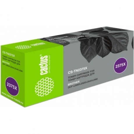 Картридж лазерный Cactus CS-TN2375X черный (5200стр.) для Brother DCP L2500/L2520/L2540/L2560
Картридж лазерный Cactus CS-TN2375X черный (5200стр.) для Brother DCP L2500/L2520/L2540/L2560