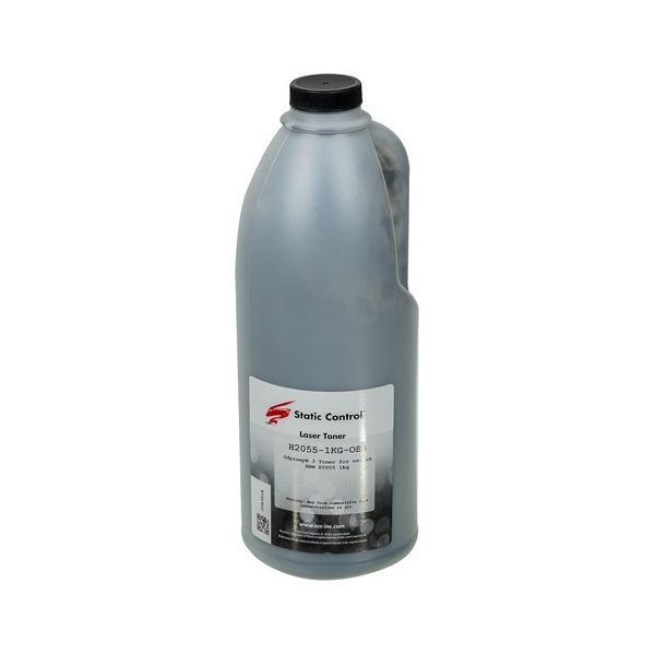 Тонер Static Control H2055-1KG-OS3 черный флакон 1000гр. для принтера HP LJ P2055/2030/2035
Тонер Static Control H2055-1KG-OS3 черный флакон 1000гр. для принтера HP LJ P2055/2030/2035