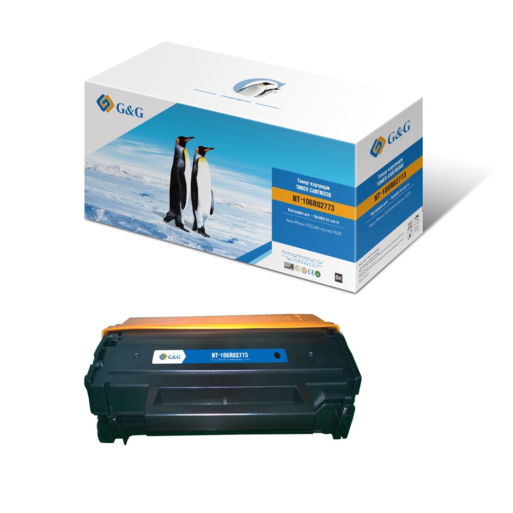 Картридж лазерный G&G NT-106R02773 черный (1500стр.) для Xerox Phaser 3020/WorkCentre 3025
Картридж лазерный G&G NT-106R02773 черный (1500стр.) для Xerox Phaser 3020/WorkCentre 3025