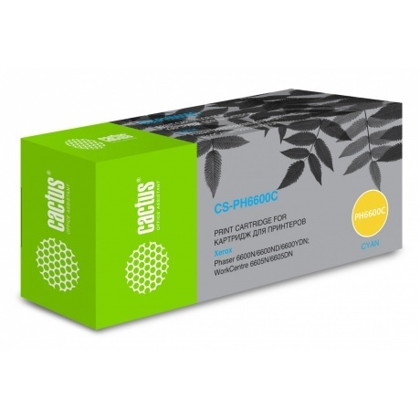 Картридж лазерный Cactus 106R02233 CS-PH6600C голубой бар.в компл. (6000стр.) для Xerox Ph 6600/WC 6605
Картридж лазерный Cactus 106R02233 CS-PH6600C голубой бар.в компл. (6000стр.) для Xerox Ph 6600/WC 6605
