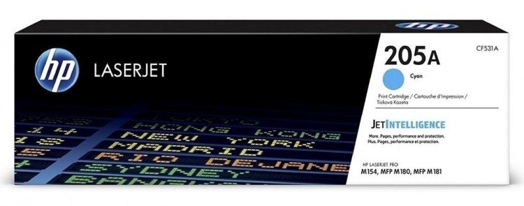 Картридж Cartridge HP 205A для CLJ Pro MFP M180/181, голубой (900 стр.) (незначительное повреждение коробки)
Картридж Cartridge HP 205A для CLJ Pro MFP M180/181, голубой (900 стр.) (незначительное повреждение коробки)