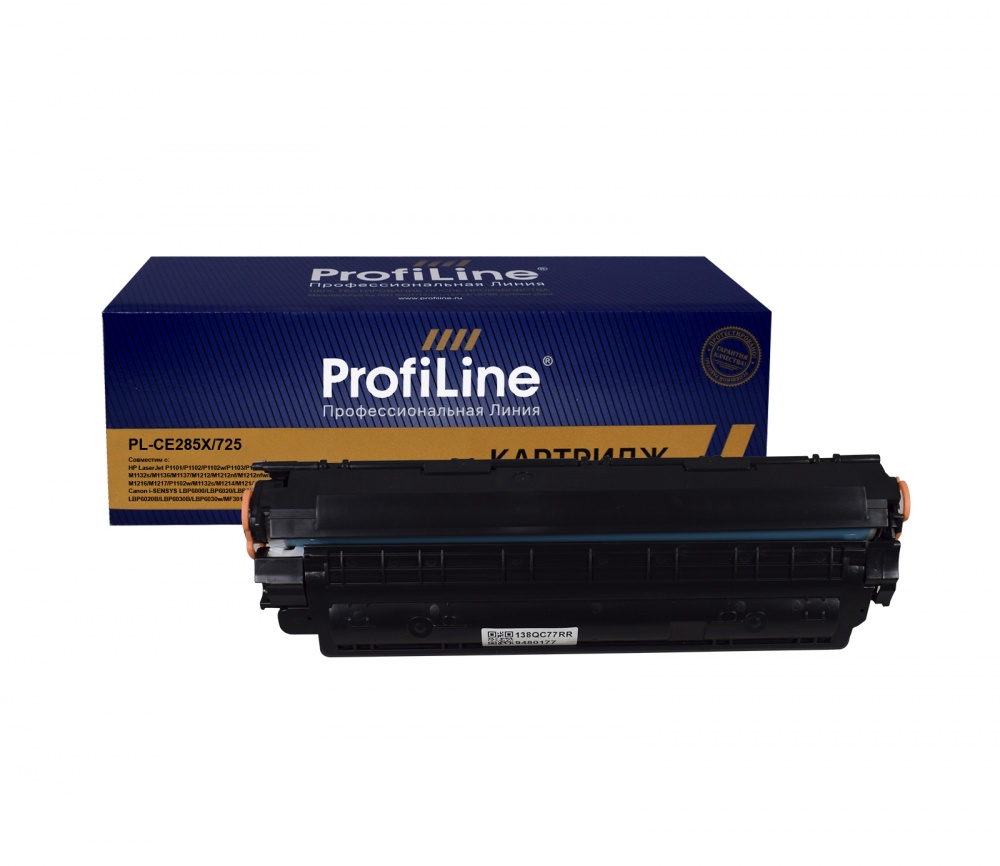 Картридж CE285X/725 (№85X) 2300 копий ProfiLine
Картридж CE285X/725 (№85X) 2300 копий ProfiLine