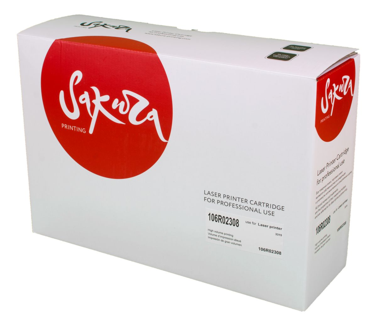 Картридж SAKURA 106R02308 для XEROX, черный, 2300 к. WC3315
Картридж SAKURA 106R02308 для XEROX, черный, 2300 к. WC3315