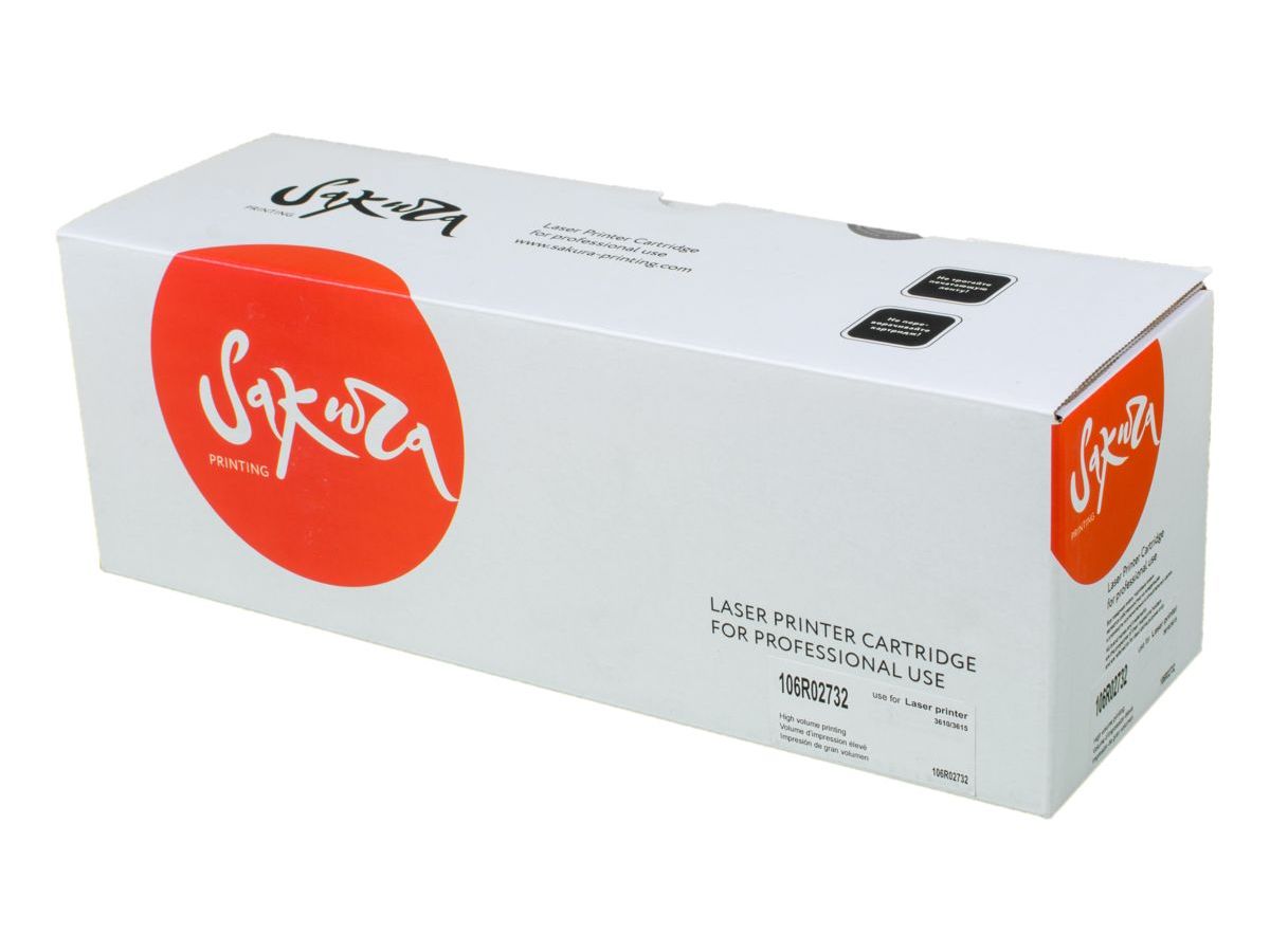 Картридж SAKURA 106R02732 для XEROX, черный, 25300 к. Phaser3610/Phaser3615n/Phaser3615dn
Картридж SAKURA 106R02732 для XEROX, черный, 25300 к. Phaser3610/Phaser3615n/Phaser3615dn