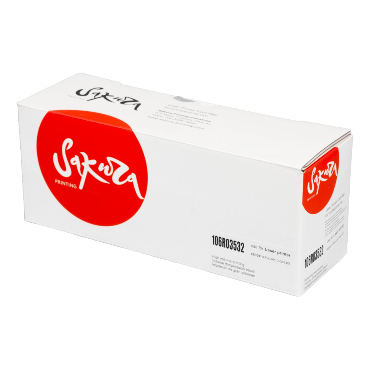 Картридж SAKURA 106R03532 для XEROX, черный, 10500 к. VersaLinkC400/VersaLinkC405
Картридж SAKURA 106R03532 для XEROX, черный, 10500 к. VersaLinkC400/VersaLinkC405