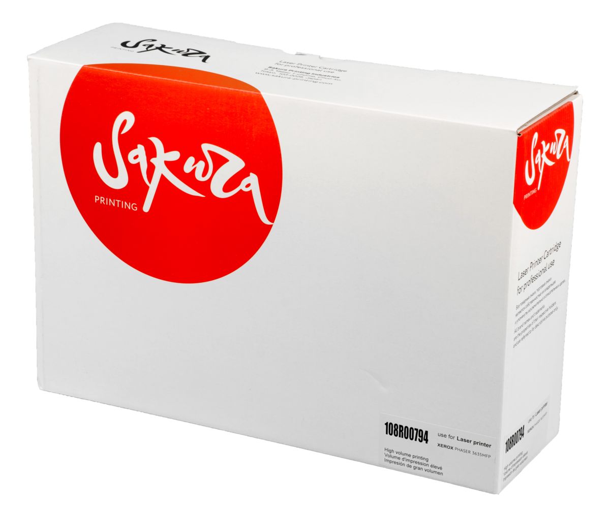 Картридж SAKURA 108R00794 для XEROX, черный, 5000 к. P3635
Картридж SAKURA 108R00794 для XEROX, черный, 5000 к. P3635