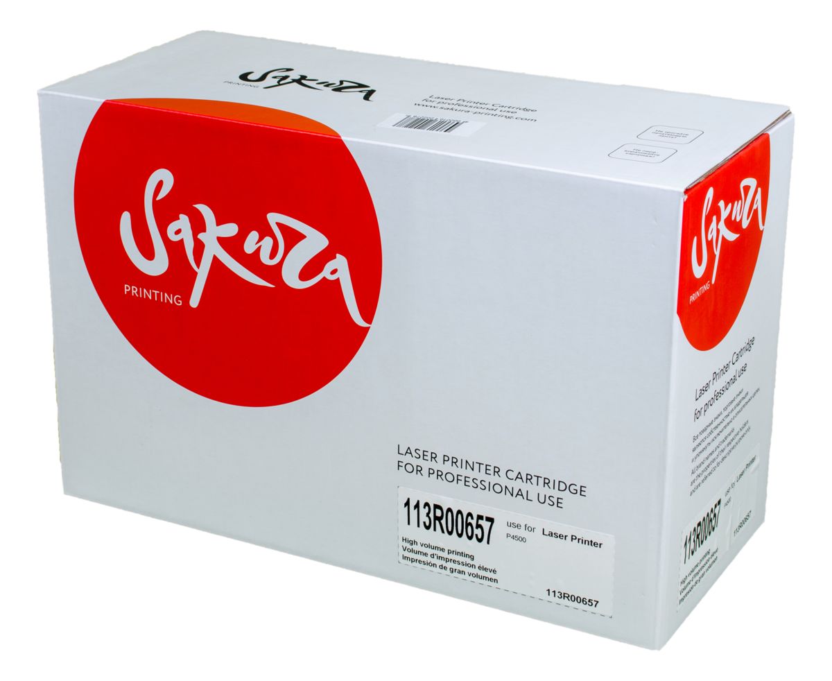 Картридж SAKURA 113R00657 для XEROX, черный, 18000 к. P4500
Картридж SAKURA 113R00657 для XEROX, черный, 18000 к. P4500