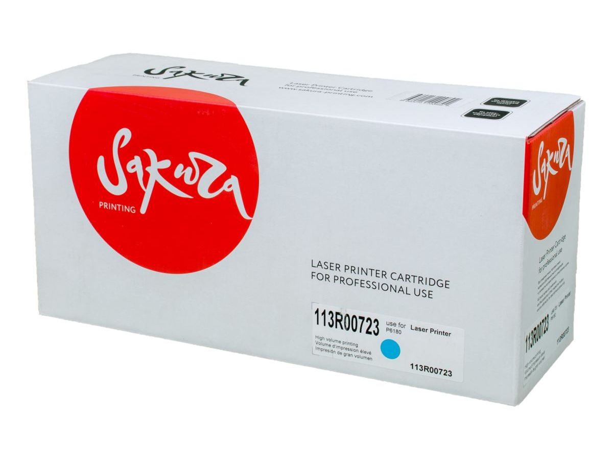 Картридж SAKURA 113R00723 для XEROX, черный, 6000 к. P6180
Картридж SAKURA 113R00723 для XEROX, черный, 6000 к. P6180