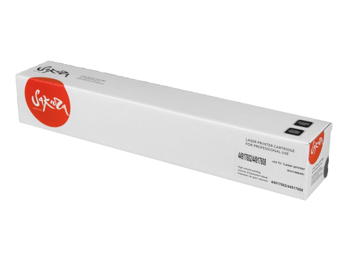 Картридж SAKURA 44917608/44917602 для OKI, черный, 12000 к. MB491/MB43
Картридж SAKURA 44917608/44917602 для OKI, черный, 12000 к. MB491/MB43
