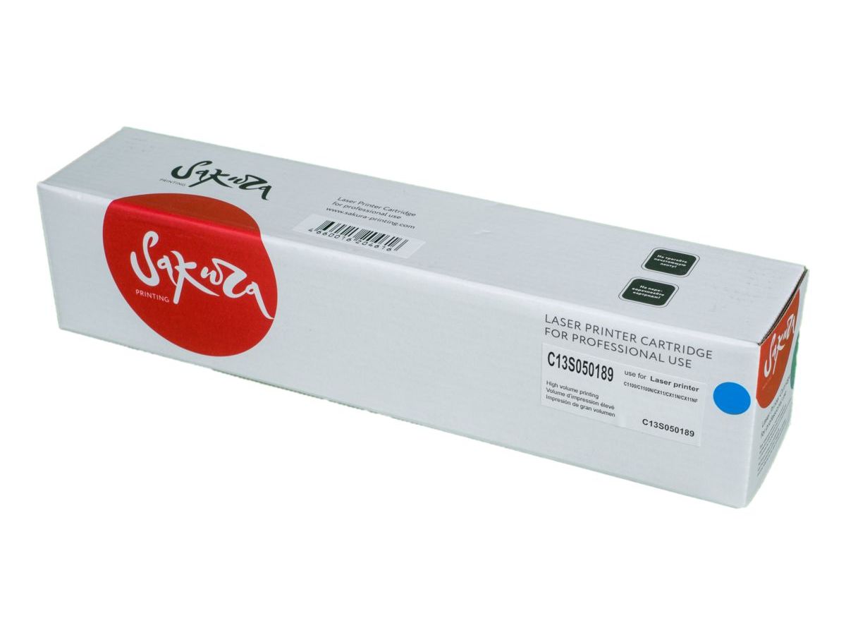Картридж SAKURA C13S050189 для EPSON, синий, 4000 к. Aculaser C1100/Aculaser C1100N/Aculaser CX11N/Aculaser CX11NF
Картридж SAKURA C13S050189 для EPSON, синий, 4000 к. Aculaser C1100/Aculaser C1100N/Aculaser CX11N/Aculaser CX11NF
