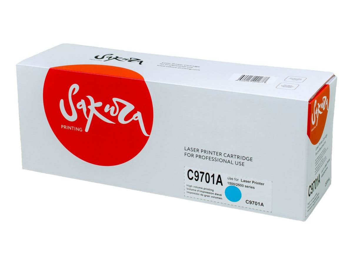 Картридж SAKURA C9701A для HP, синий, 4000 к. LJ 1500/LJ 2500series
Картридж SAKURA C9701A для HP, синий, 4000 к. LJ 1500/LJ 2500series