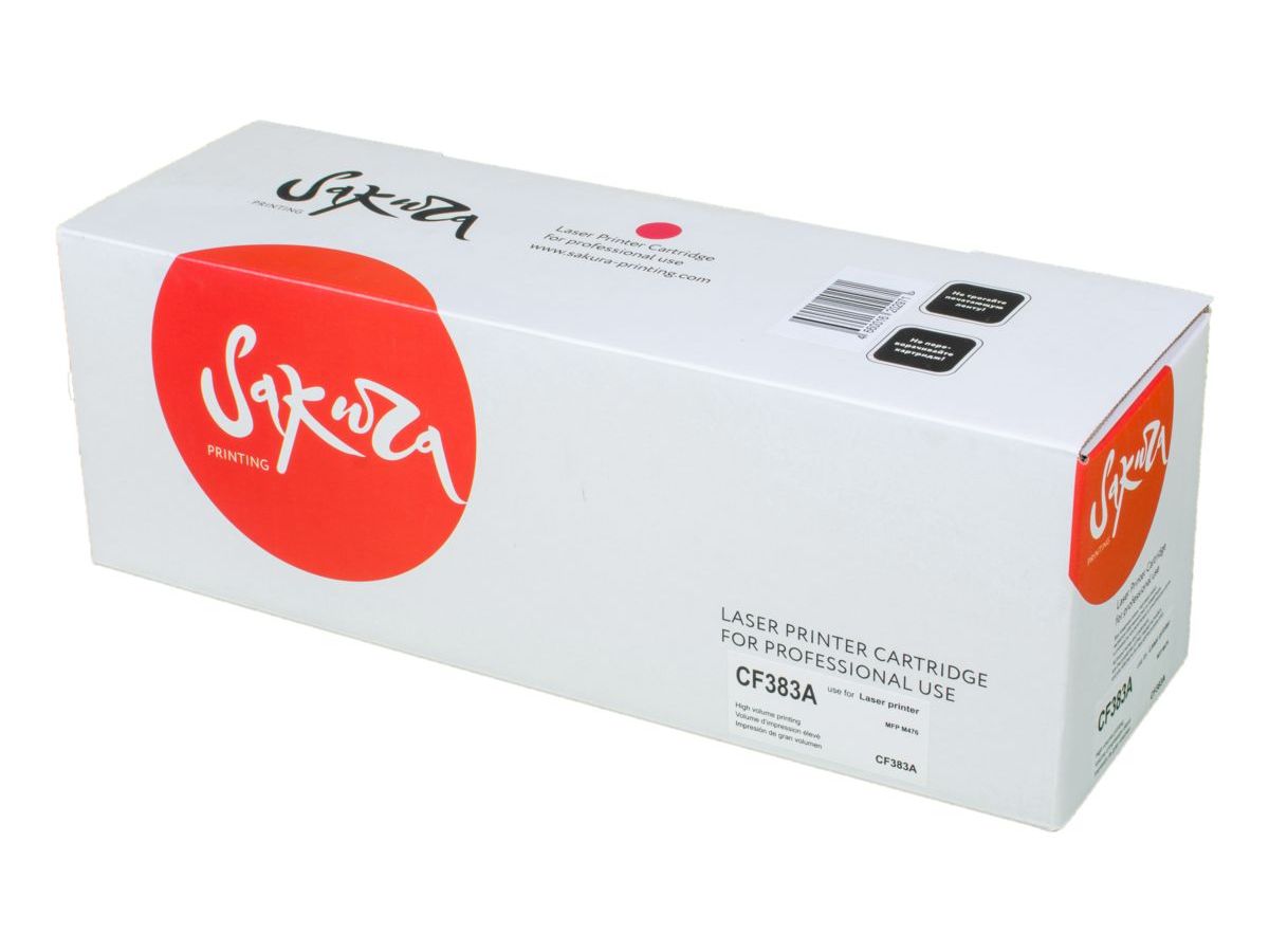 Картридж SAKURA CF383A для HP, пурпурный, 2700 к. MFP-M476
Картридж SAKURA CF383A для HP, пурпурный, 2700 к. MFP-M476