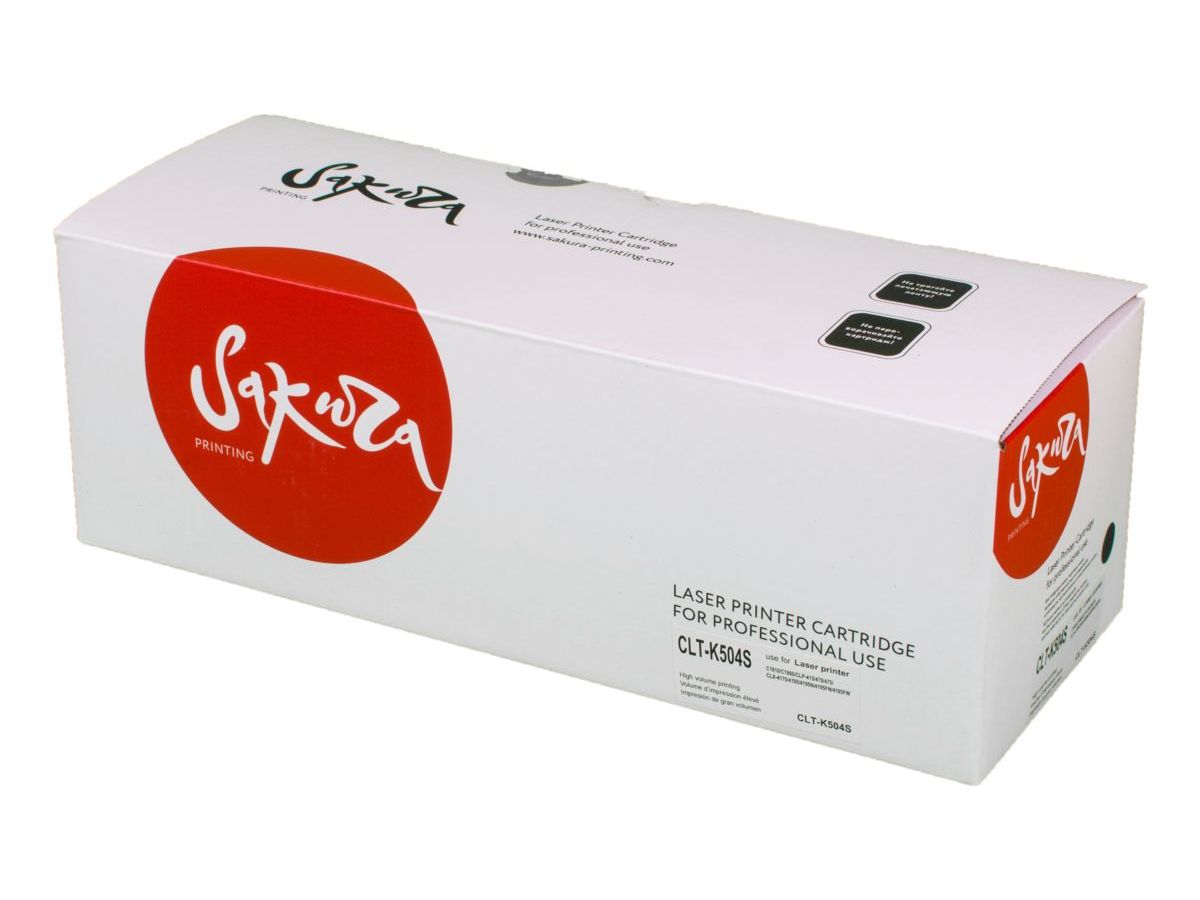 Картридж SAKURA CLTK504S для Samsung, черный, 2500 к. CLP-415/CLX-4195/SL-C1810/SL-C1860
Картридж SAKURA CLTK504S для Samsung, черный, 2500 к. CLP-415/CLX-4195/SL-C1810/SL-C1860
