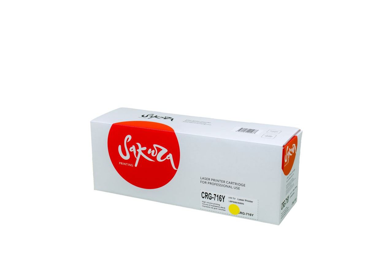 Картридж SAKURA CRG716Y/CB542A для HP, Canon, желтый, 1500 к. LJ CM1312MFP/CP1215/CP1515/CP1518/ LBP5050/MF8030CN/8050CN/LJ CM1312MFP/CP1215/CP1515/CP1518
Картридж SAKURA CRG716Y/CB542A для HP, Canon, желтый, 1500 к. LJ CM1312MFP/CP1215/CP1515/CP1518/ LBP5050/MF8030CN/8050CN/LJ CM1312MFP/CP1215/CP1515/CP1518