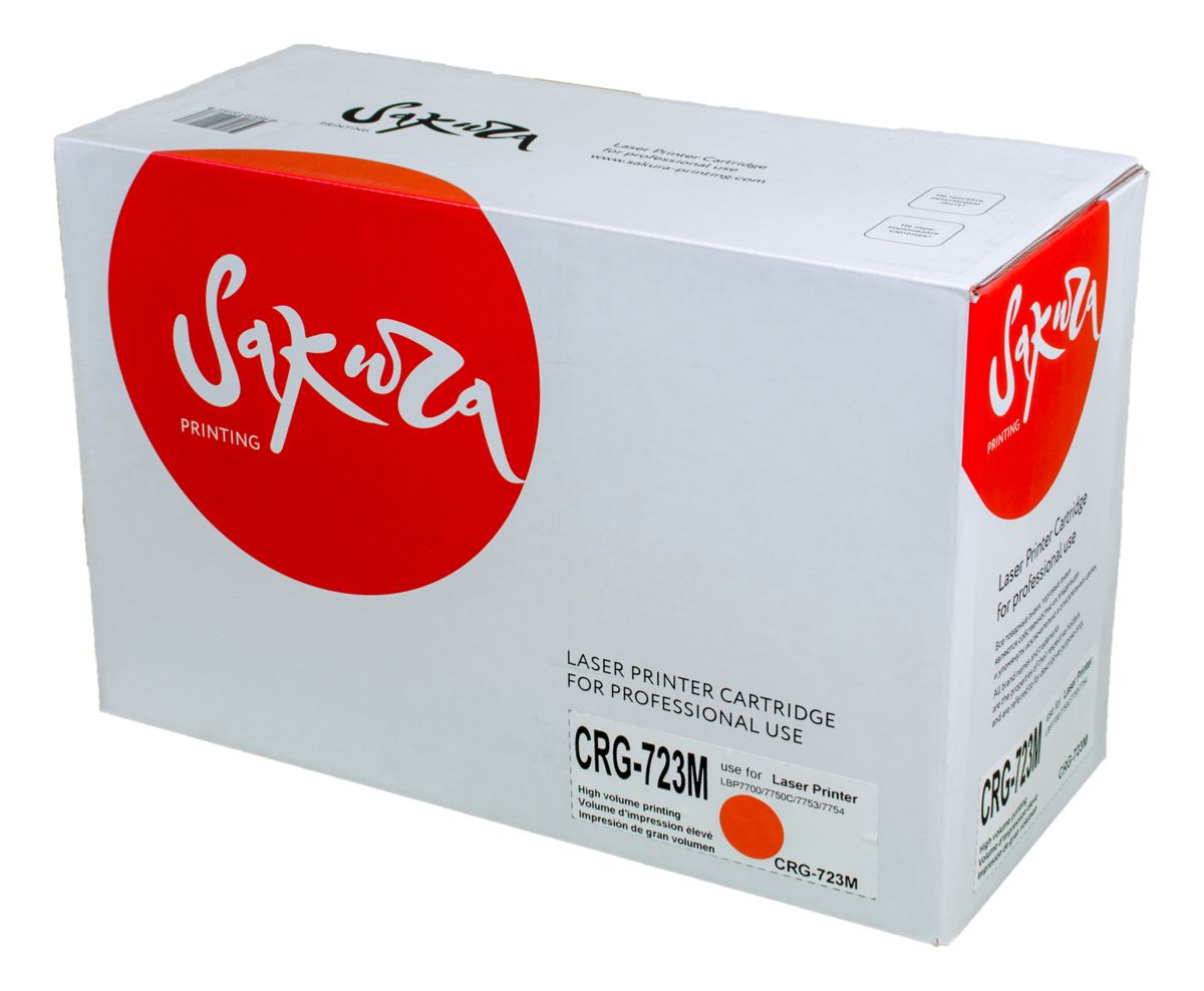 Картридж SAKURA CRG723M для Canon, пурпурный, 8500 к. LBP7700/LBP7750C/LBP7753/LBP7754
Картридж SAKURA CRG723M для Canon, пурпурный, 8500 к. LBP7700/LBP7750C/LBP7753/LBP7754