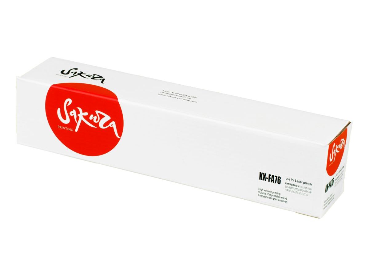 Картридж SAKURA KXFA76 для Panasonic, черный, 2000 к. KX-FL501/KX-502/KX-503/M553RU
Картридж SAKURA KXFA76 для Panasonic, черный, 2000 к. KX-FL501/KX-502/KX-503/M553RU