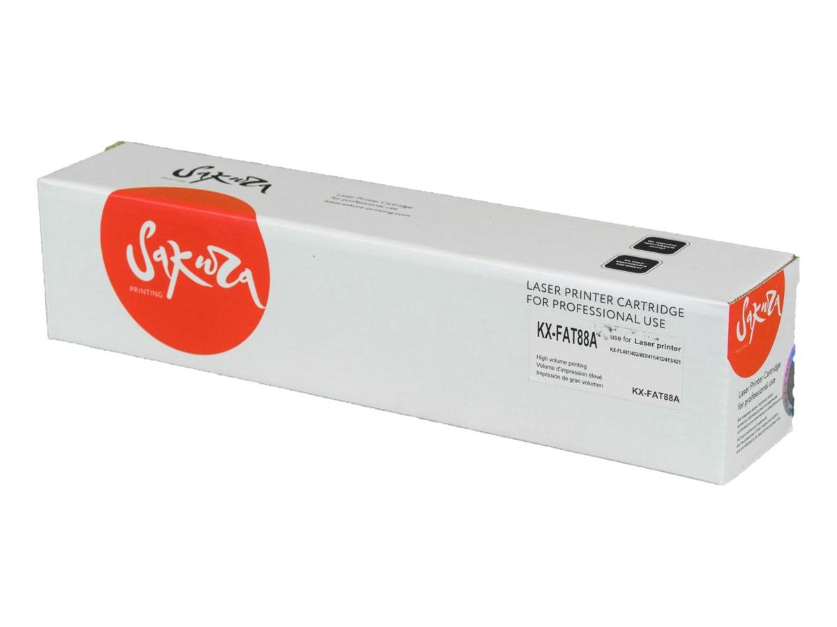 Картридж SAKURA KXFAT88A для Panasonic, черный, 2000 к. KX-FL403/KX-FL423/KX-FLC413/KX-FLC418
Картридж SAKURA KXFAT88A для Panasonic, черный, 2000 к. KX-FL403/KX-FL423/KX-FLC413/KX-FLC418